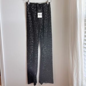 Zara Sequin Pants